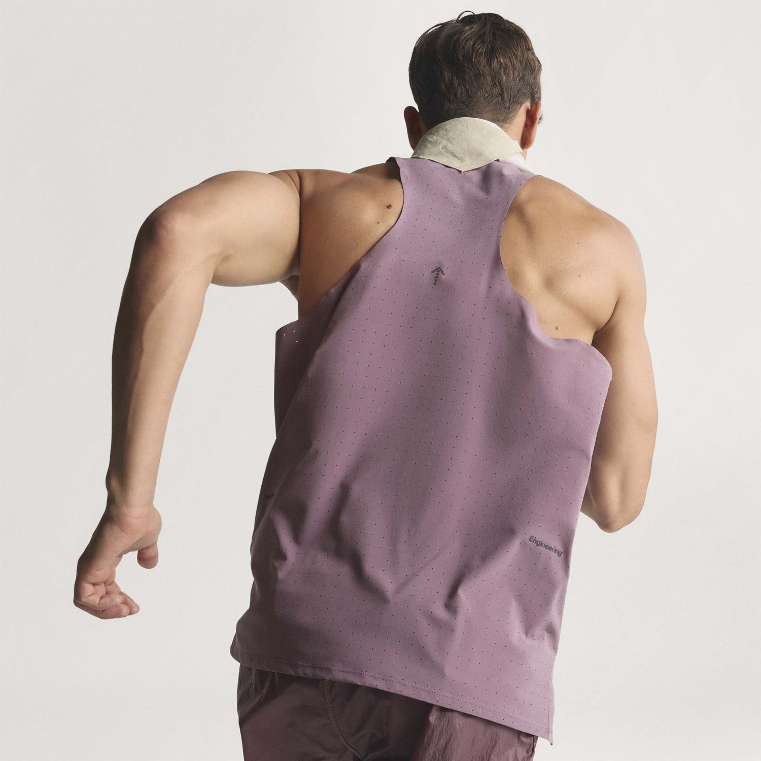 adidas ADI365 H.Koumori Mens Running Singlet - Shadow Fig