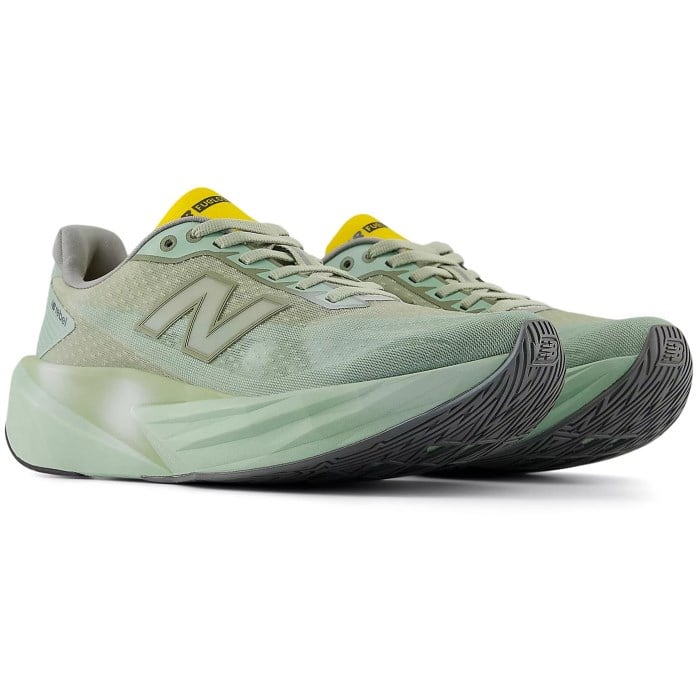 New Balance FuelCell Rebel v5 Ginkyo - Womens Running Shoes - Garter Snake/Mosaic Green/Ginger Lemon