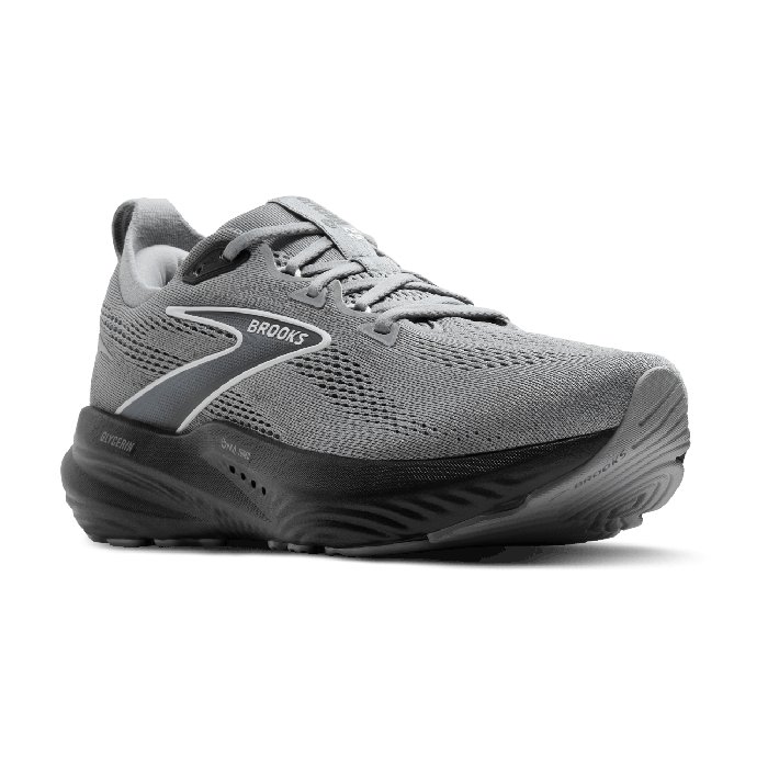 Brooks Glycerin 22 - Mens Running Shoes - Primer Gray/Ebony/Blue