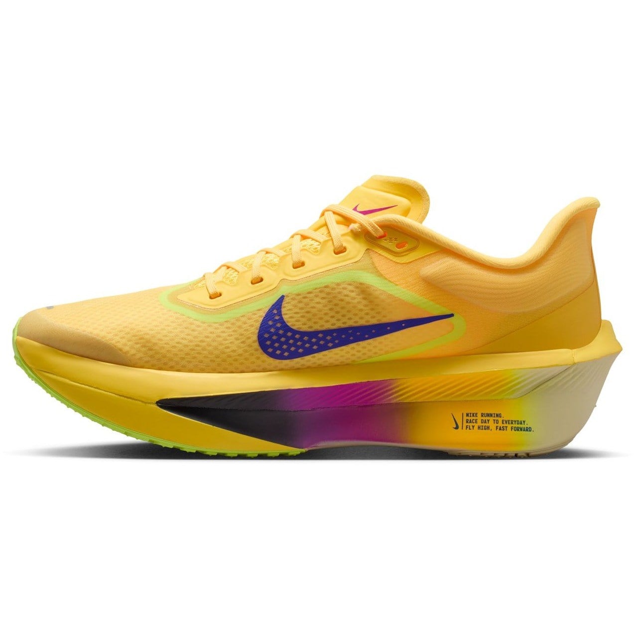 Nike Zoom Fly 6 - Mens Running Shoes - Citron Pulse/Indigo Burst/Volt Ice