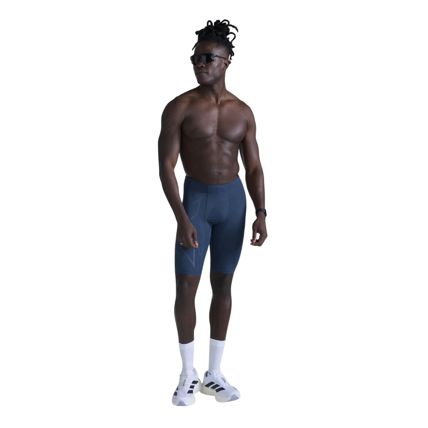 2XU Light Speed Mens Compression Shorts With Back Storage - Majol/Majol Reflective - image 3