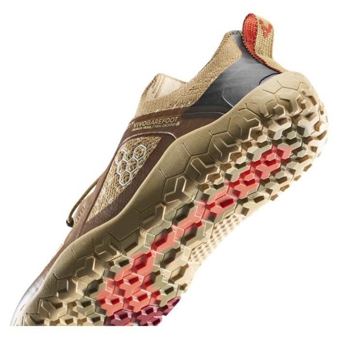 Vivobarefoot Primus Trail Knit FG Grounding - Mens Trail Running Shoes - Wood - image 5
