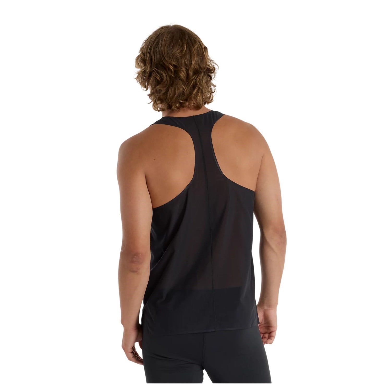 New Balance Race Day Ultra Light Mens Running Singlet - Black - image 2