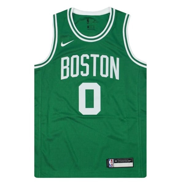 Nike NBA Boston Celtics Jayson Tatum Icon Edition Swingman Kids Basketball Jersey - Green