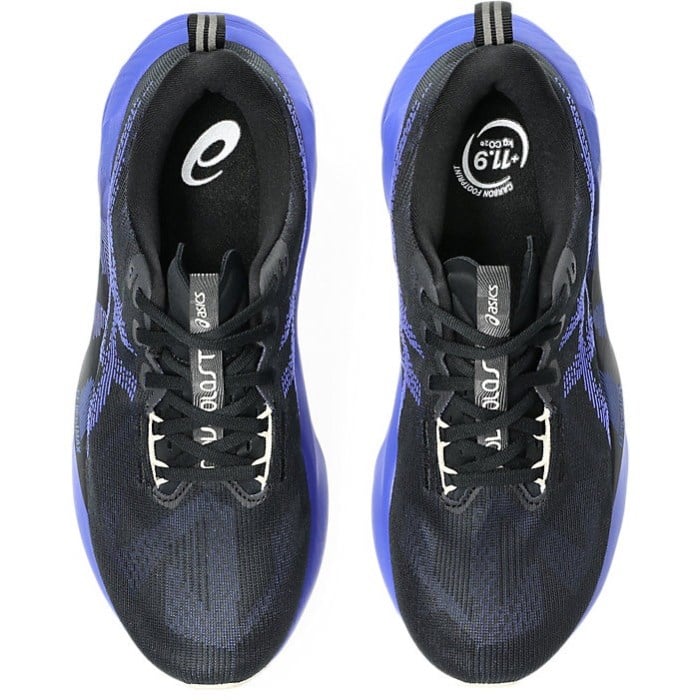 Asics Novablast 5 - Mens Running Shoes - Black/Cobalt Burst