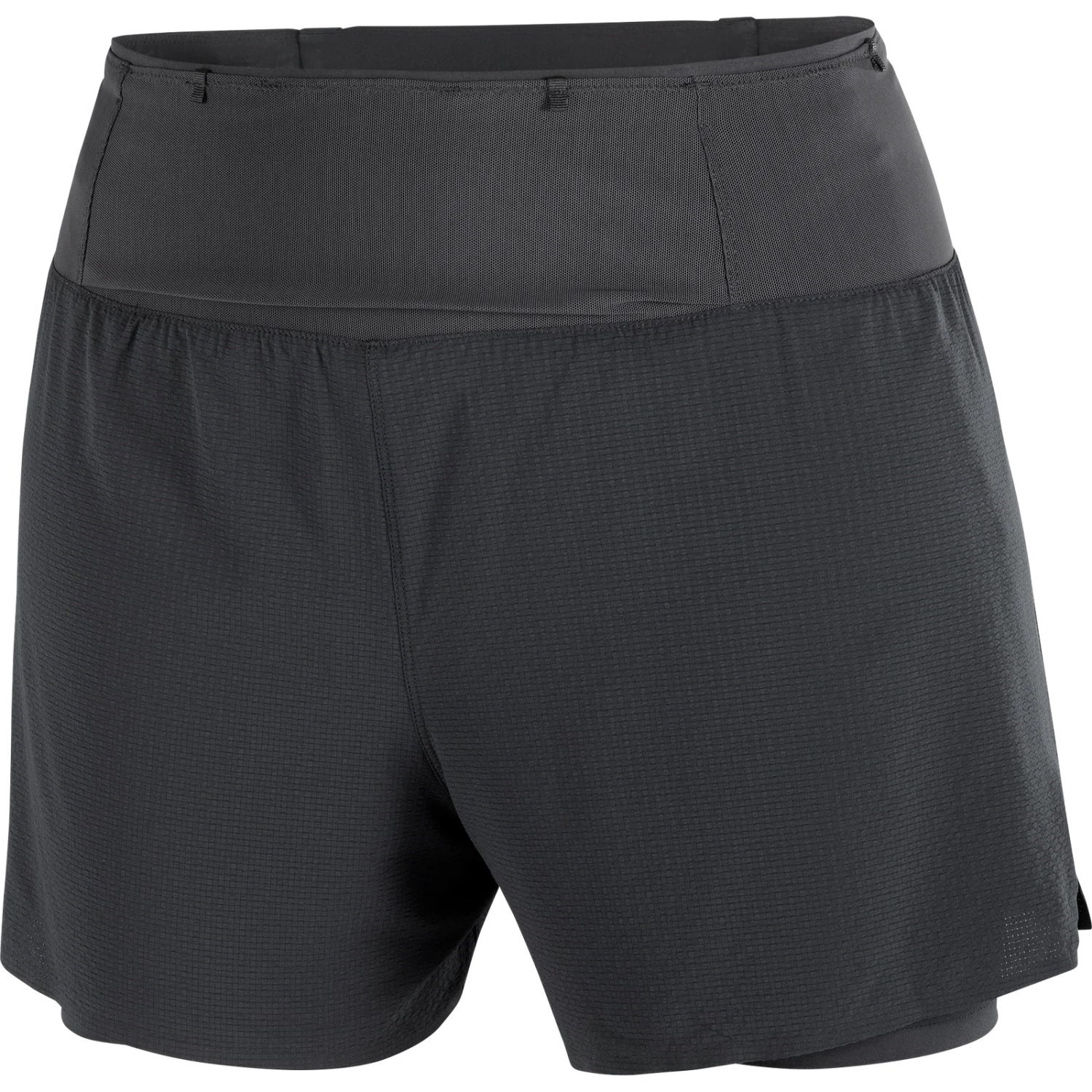 Salomon Sense Aero 2-In-1 Womens 4 Inch Running Shorts - Deep Black