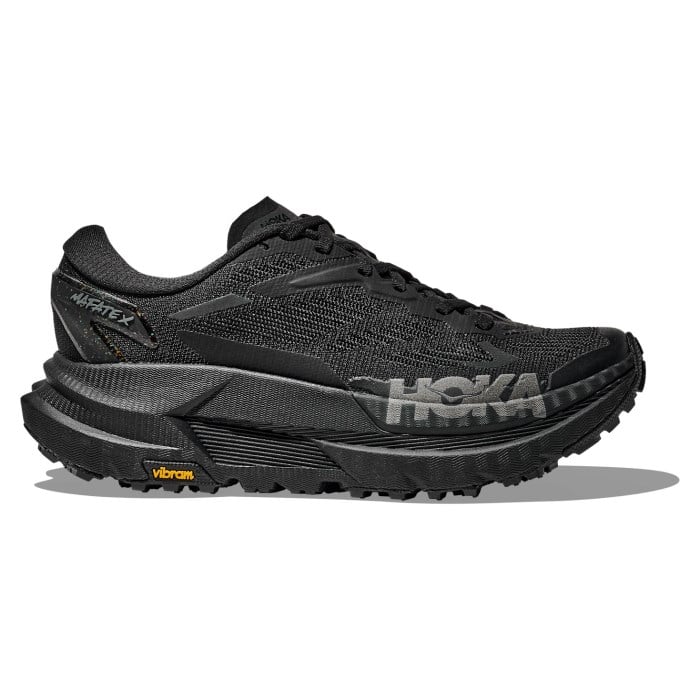 Hoka Mafate X - Unisex Trail Running Shoes - Black/Satellite Grey