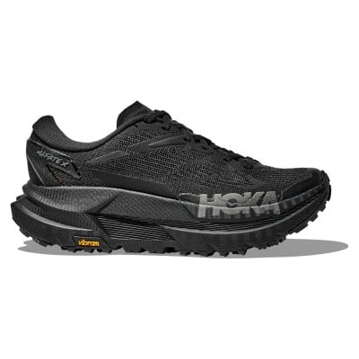 Hoka Mafate X - Unisex Trail Running Shoes - Black/Satellite Grey