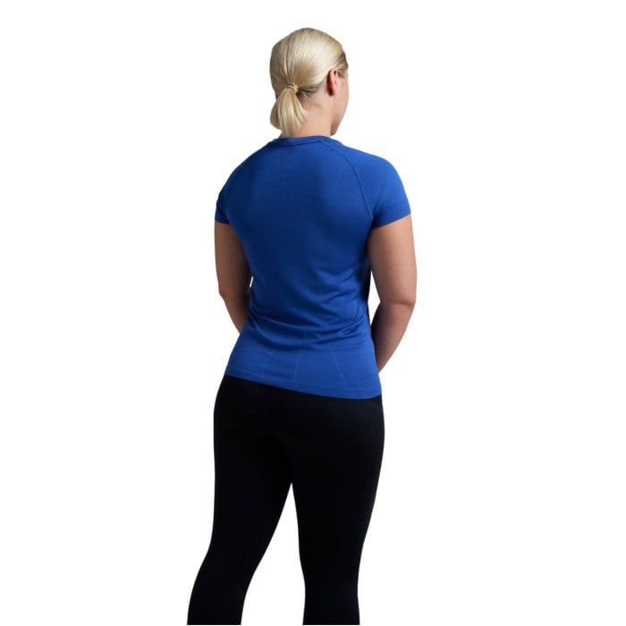 No Timid Souls GLIDE360 Womens Short Sleeve Top - Pacific Ocean Blue