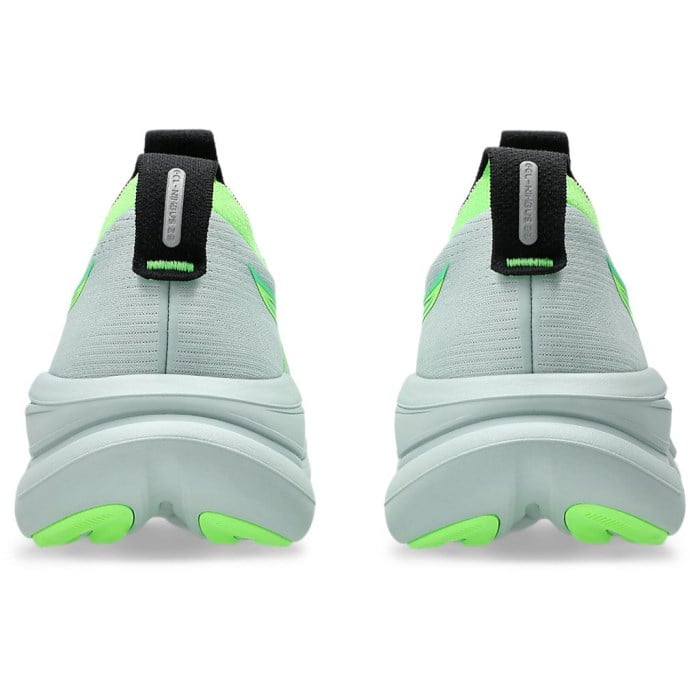 Asics Gel Nimbus 28 - Mens Running Shoes - Cold Moss/Illuminate Green