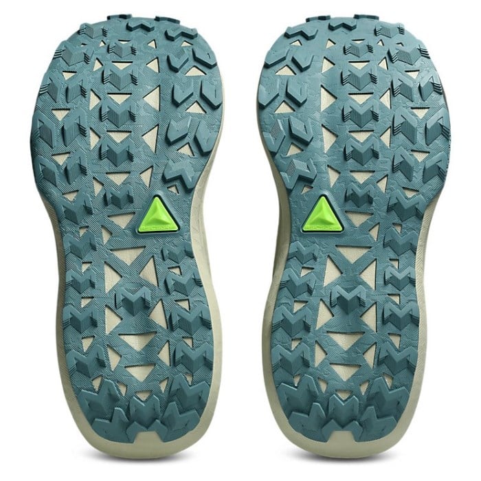 Asics Trabuco Max 5 - Mens Trail Running Shoes - Vintage Khaki/Foggy Teal - image 4