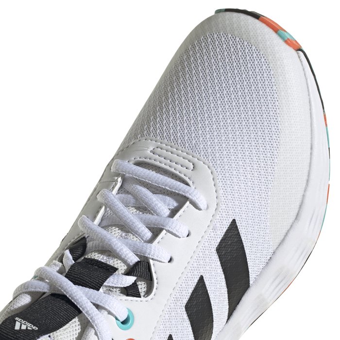 Adidas Own The Game 2.0 - Kids Basketball Shoes - White/Black/True Orange