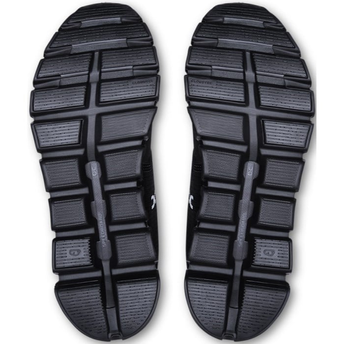 On Cloud 6 Waterproof - Womens Running Shoes - Black/Black