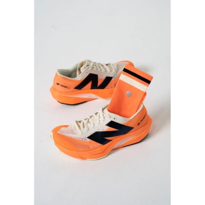 Shyu Half Crew Racing Socks - Mango/Cream/Black