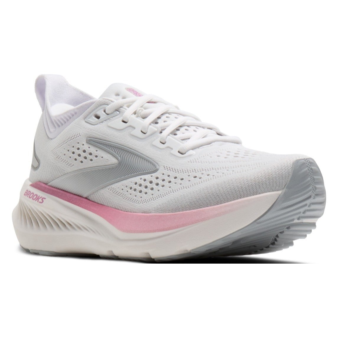 Brooks Glycerin 23 - Womens Running Shoes - White/Harbor Mist/Metal - image 6