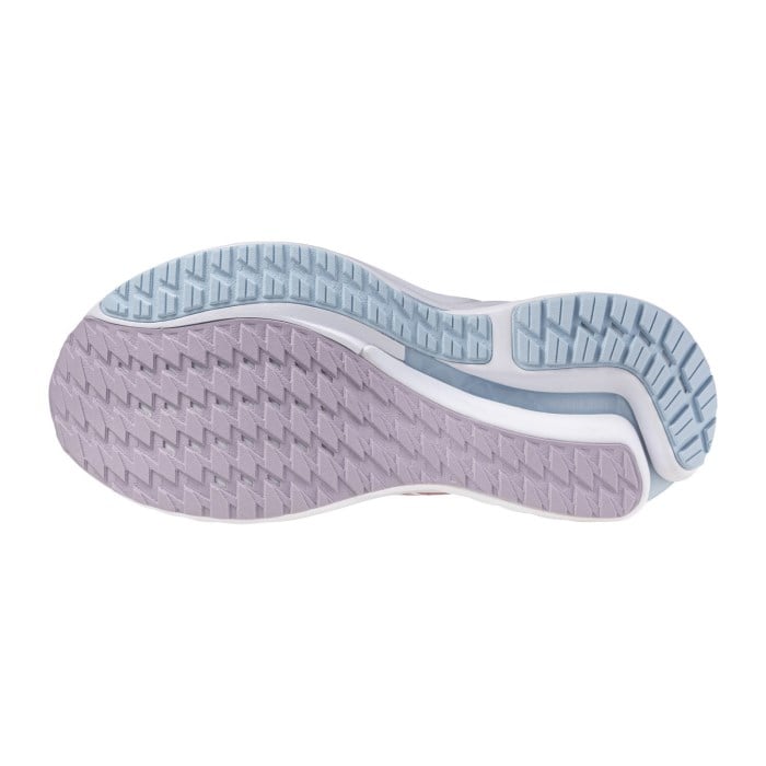 Mizuno Wave Inspire 21 - Womens Running Shoes - Bleached Mauve/White/Nantucket Breeze