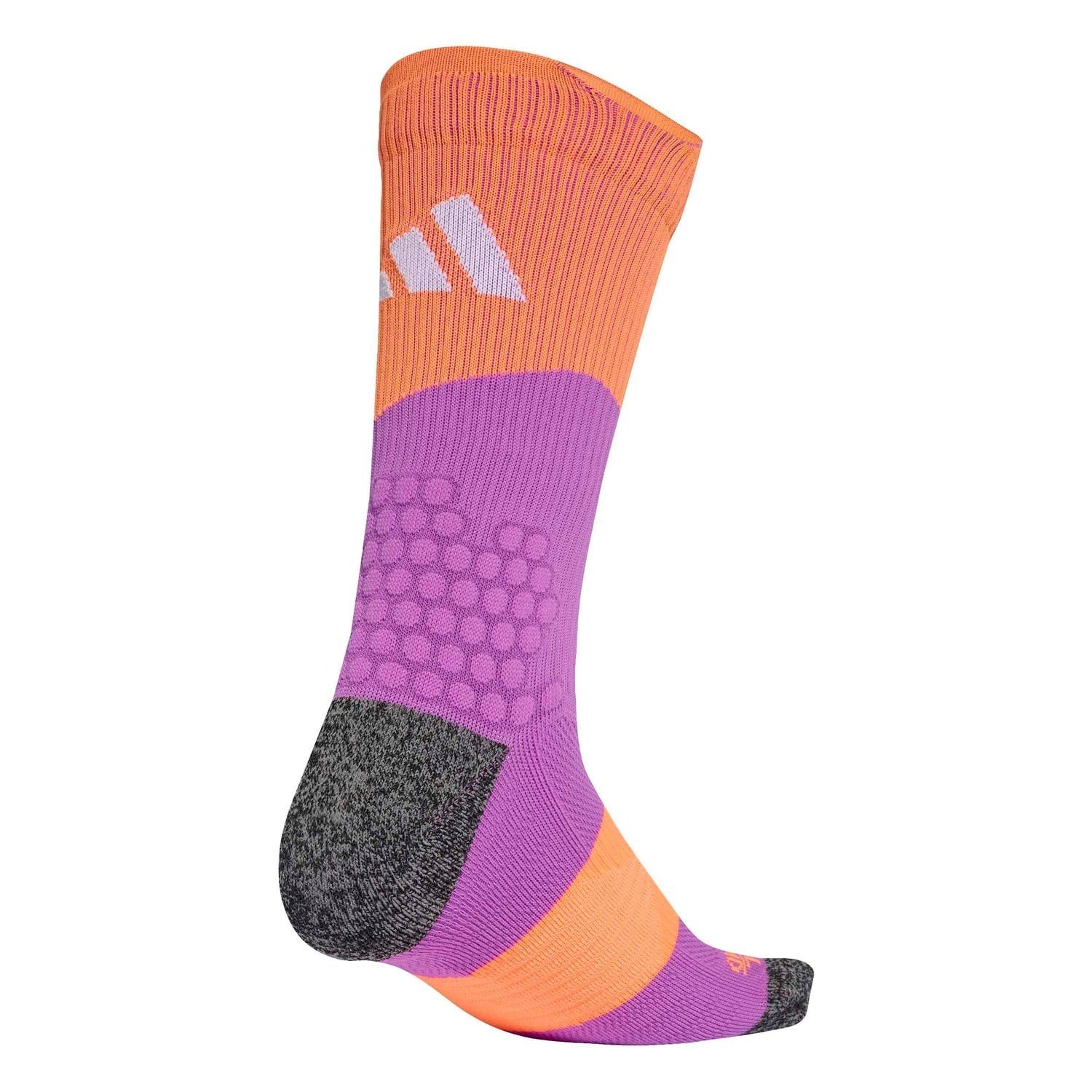 adidas RUNxBOOST Socks - Purple Burst/Lucid Orange/White - image 2