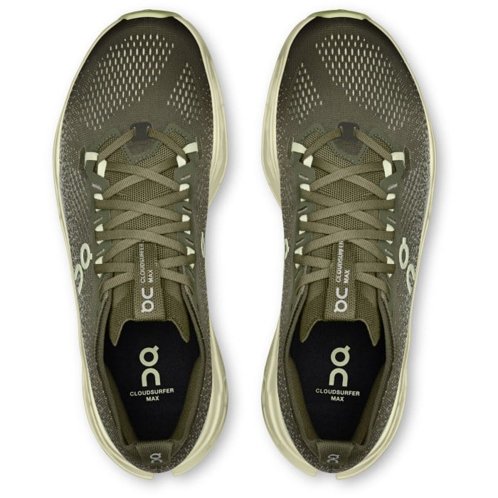 On Cloudsurfer Max - Mens Running Shoes - Olive/Seedling