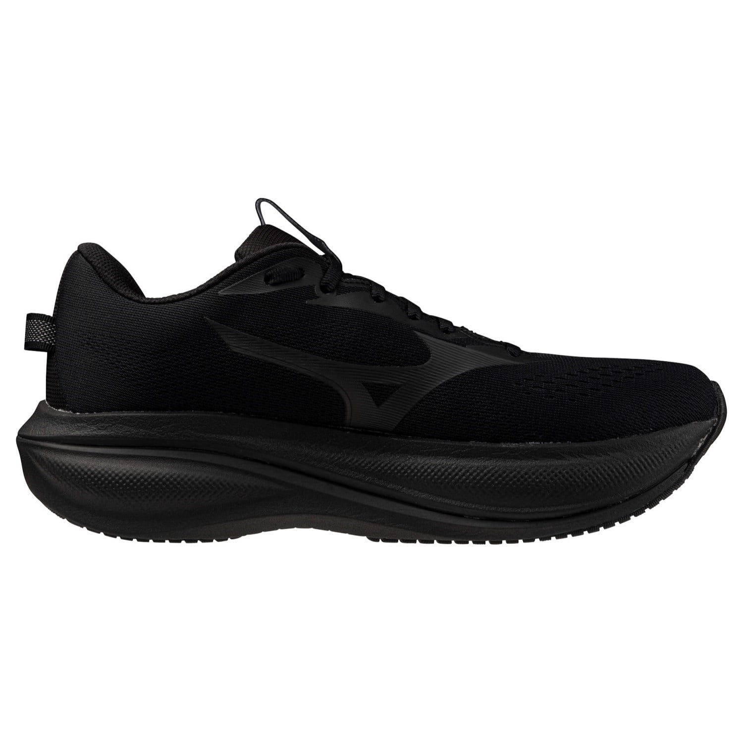 Mizuno Wave Rider 30 - Mens Running Shoes - Black/Black - image 2