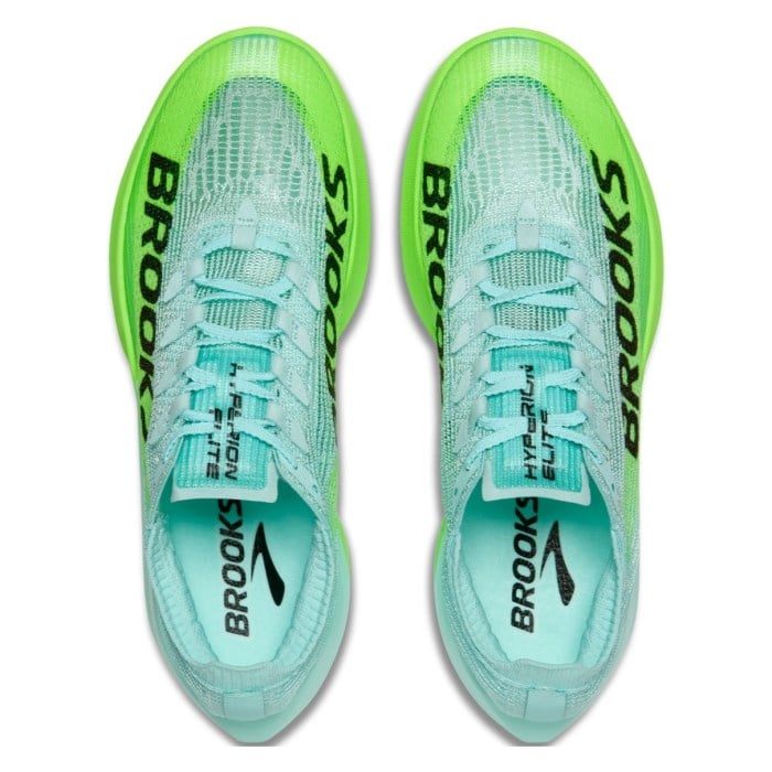 Brooks Hyperion Elite 5 - Unisex Racing Shoes - Limpet/Black/Green Gecko