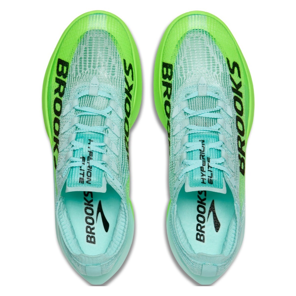 Brooks Hyperion Elite 5 - Unisex Racing Shoes - Limpet/Black/Green Gecko