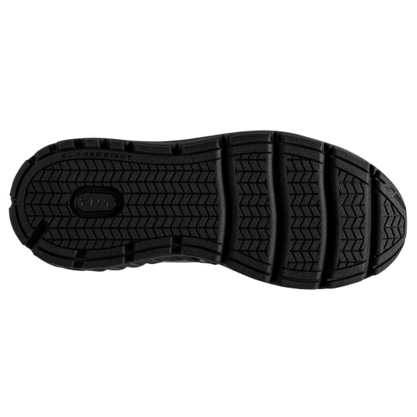 Brooks Addiction Walker 2 Leather Velcro - Womens Walking Shoes - Black
