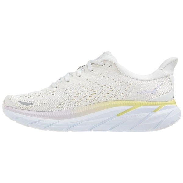 Hoka Clifton 8 - Womens Running Shoes - Blanc De Blanc/ Bright White