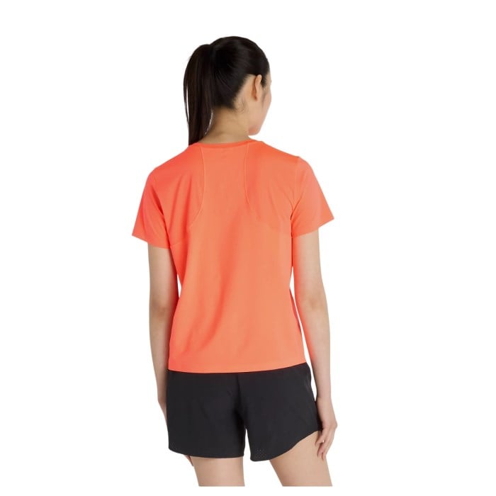 New Balance Womens Race Day T-Shirt - Urgent Red