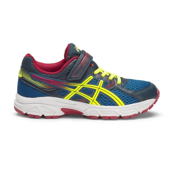 Asics Pre-Contend 3 PS - Kids Boys Running Shoes - Royal/Flash Yellow/Red