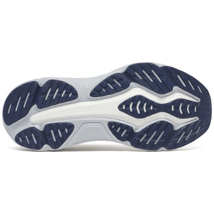 Saucony Hurricane 25 - Mens Running Shoes - White/Navy