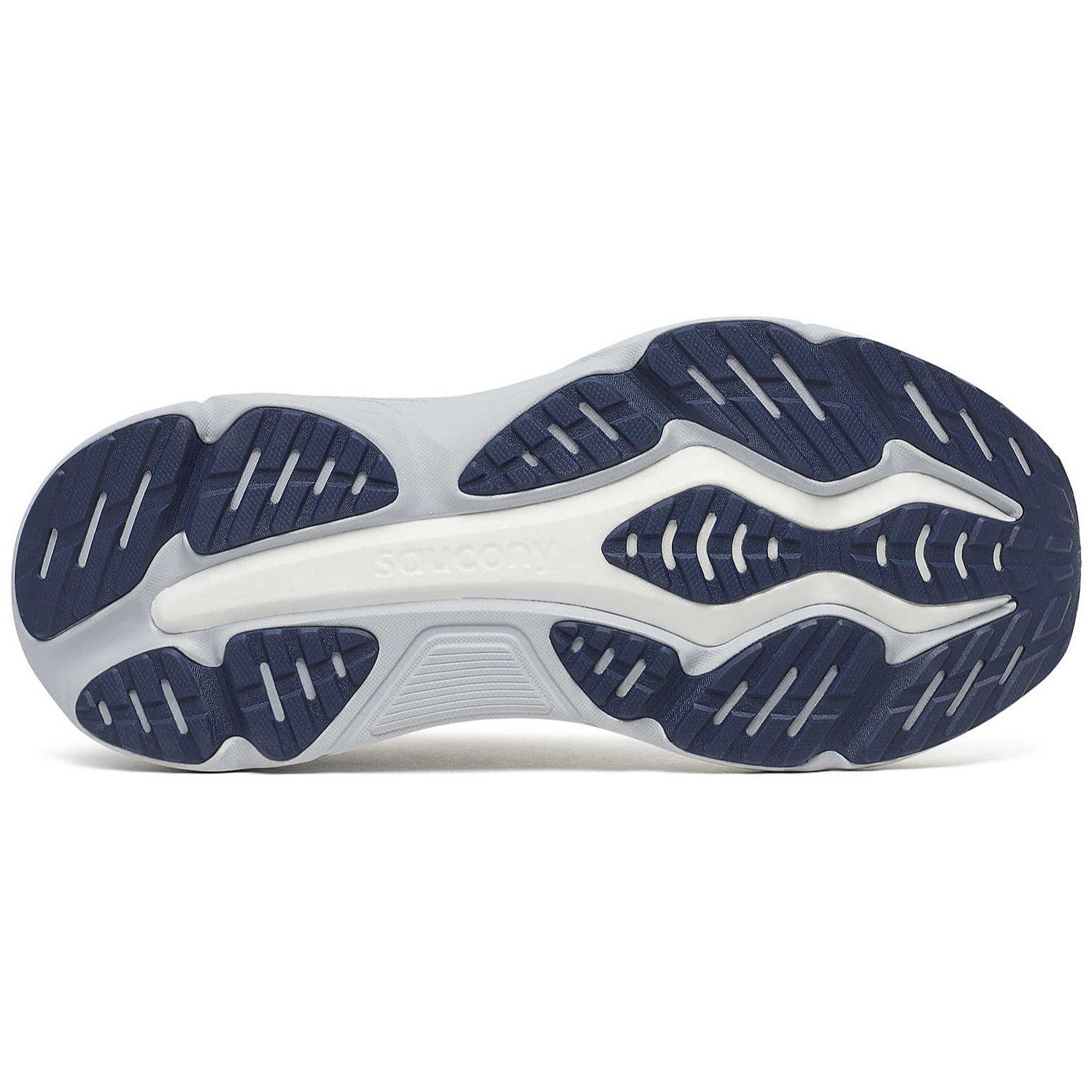 Saucony Hurricane 25 - Mens Running Shoes - White/Navy