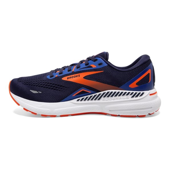 Brooks Adrenaline GTS 23 - Mens Running Shoes - Peacoat/Orange/Surf The Web