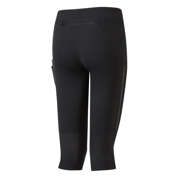 Ronhill Tech Revive Stretch Capri Womens Running Tights - All Black
