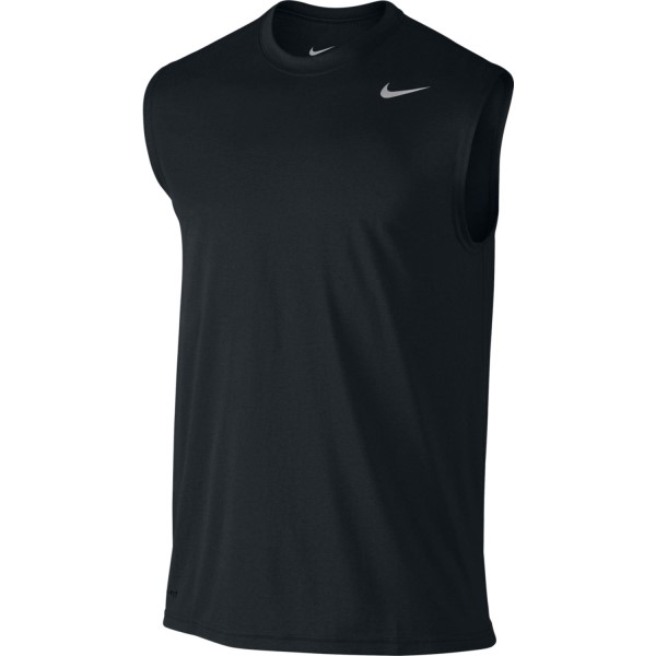 Nike Dry Legend Mens Training Tank Top Black/Matte Silver - Main Image