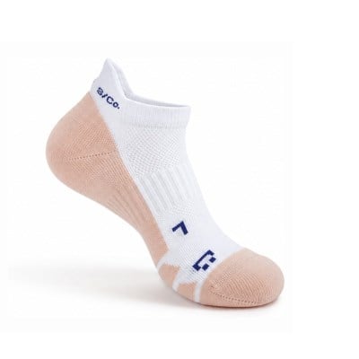 S/Co. Unisex Ankle Running Socks - Peach Drift