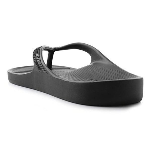Lightfeet Revive Unisex Recovery Thongs - Black
