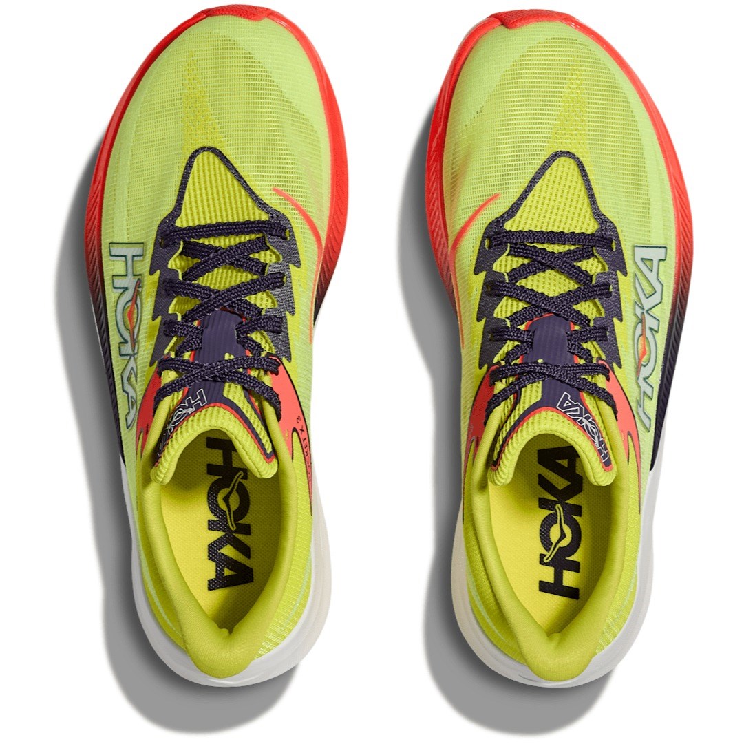 Hoka Rocket X 3 - Unisex Racing Shoes - Neon Yuzu/Squid Ink
