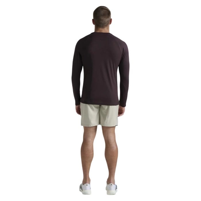 2XU Mens Aero Long Sleeve Top - Bark/Black Reflective - image 2
