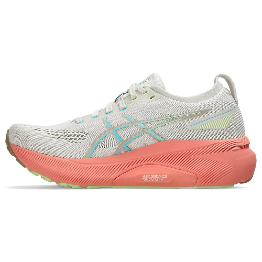 Asics Gel Kayano 31 - Womens Running Shoes - Birch/Energy Aqua