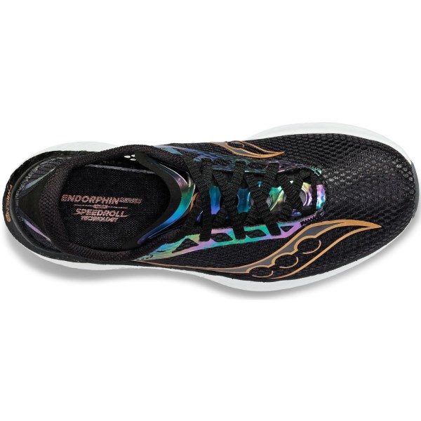 Saucony Endorphin Pro 3 - Womens Road Racing Shoes - Black/Goldstruck