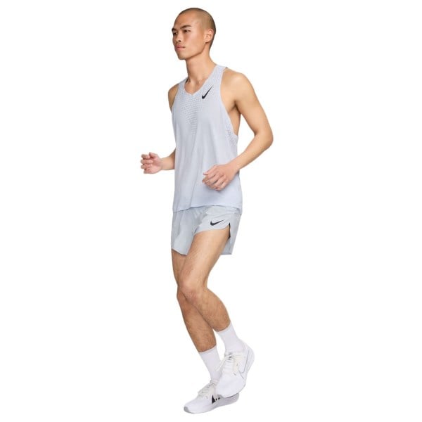 Nike Aeroswift Dri-Fit ADV Mens Running Singlet - Football Grey/Dark Obsidian