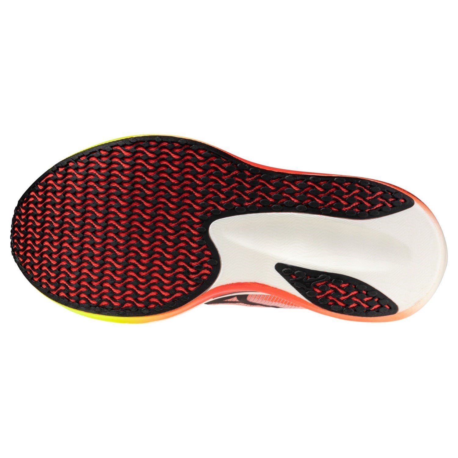 Mizuno Hyperwarp Pro - Unisex Racing Shoes - White/Black/Lava Orange - image 4