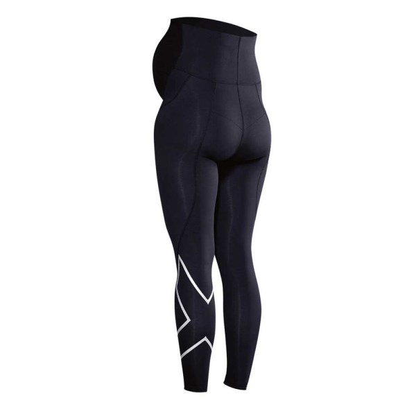 2XU Maternity Pre-Natal Active Womens Compression Tights - Black/Nero