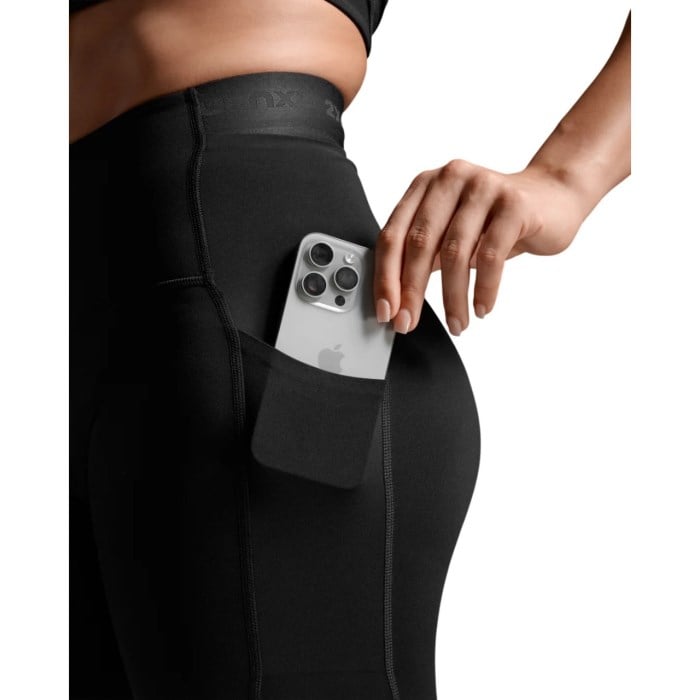 2XU Form Stash Hi-Rise Womens Compression Tights - Black/Black1
