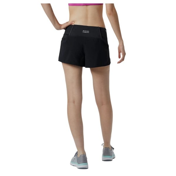 New Balance Impact Run 3 Inch Womens Running Shorts - Black