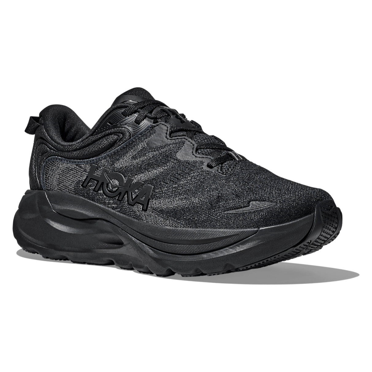 Hoka Gaviota 6 - Womens Running Shoes - Black/Black