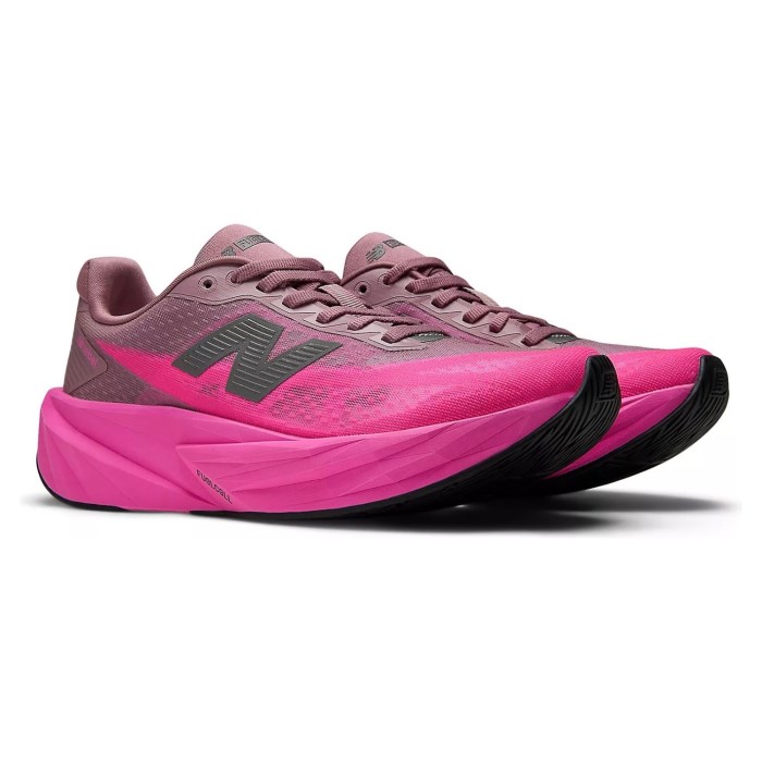 New Balance FuelCell Rebel v5 - Womens Running Shoes - Pink Heat/Rosewood