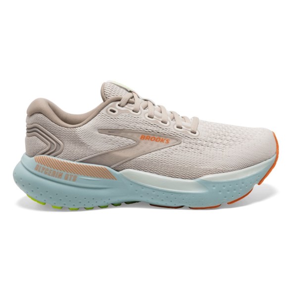 Brooks Glycerin GTS 21 - Womens Running Shoes - Coconut/Aqua/Autumn Sunset