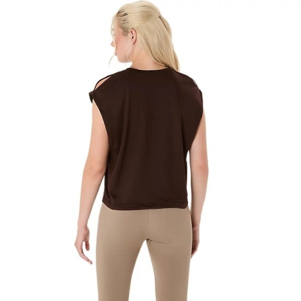 Asics Nagino Flex Short Sleeve Top - Womens - Coffee