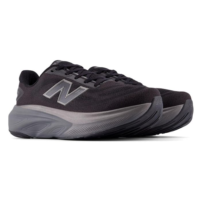 New Balance Fresh Foam More v6 - Mens Running Shoes - Black/Castlerock/Black Metallic